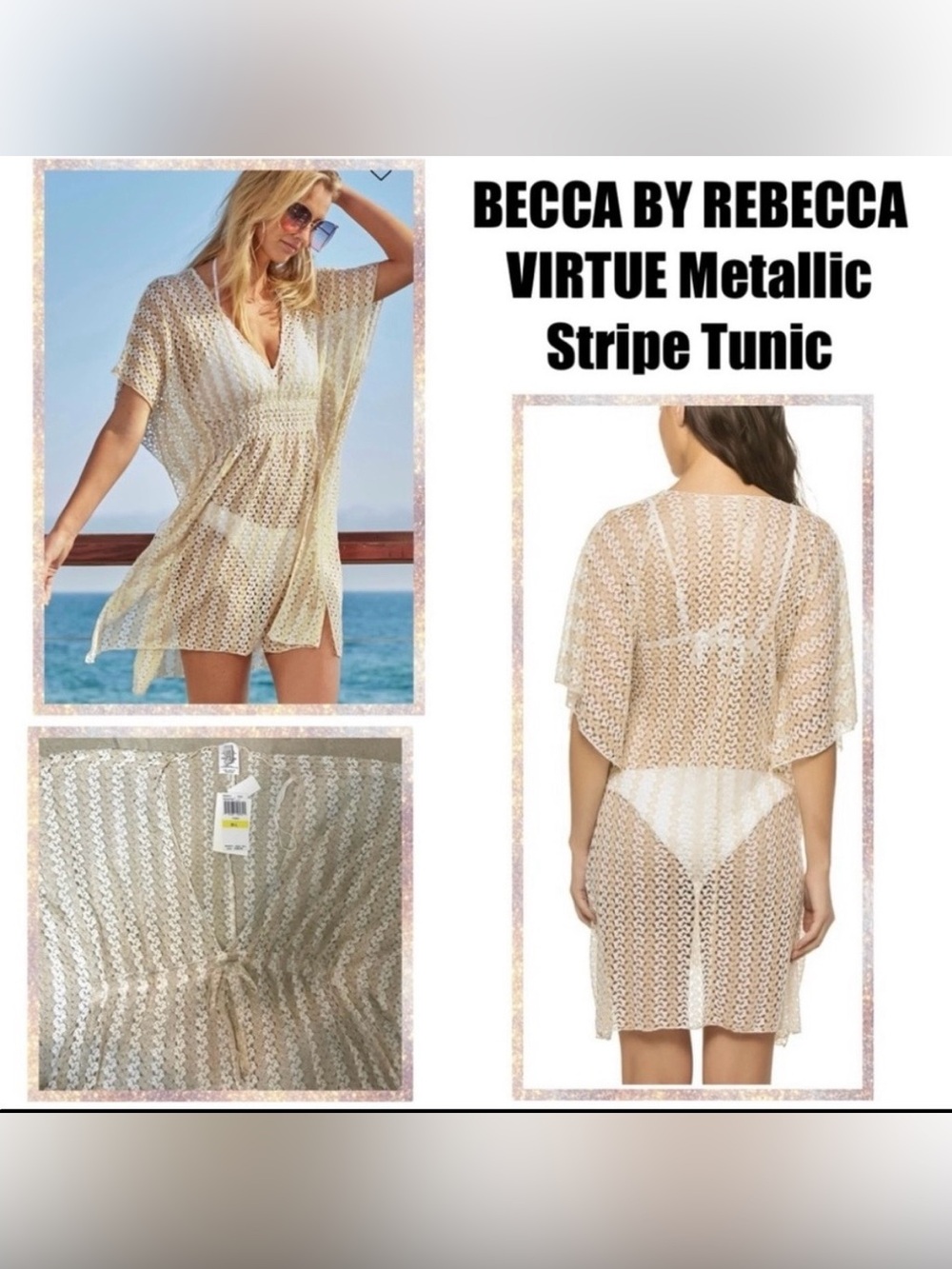 BECCA BY REBECCA VIRTUE Metallic Tunic